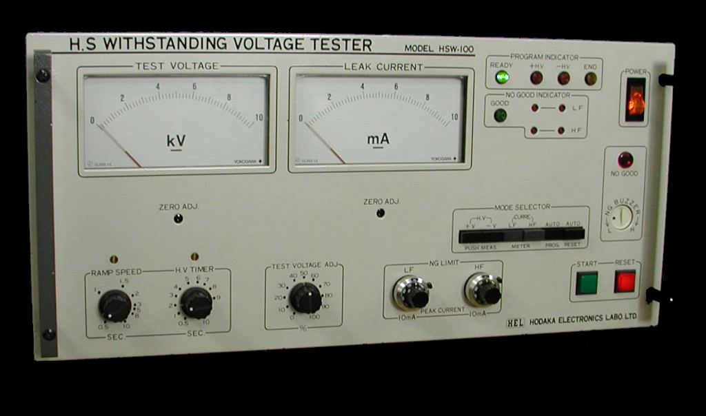 直流耐電圧試験器 | 穂高電子技術研究所
